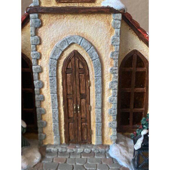 Hummel Goebel Caroling Chapel 2008 Lighted Musical Church - No Box - Picture 12 of 15